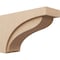 Ekena Millwork 10"W x 30"D x 20"H Classic Helena Rough Cedar Woodgrain TimberThane Corbel, Primed Tan CORUR10X30X20HELRCPR - alternate 1